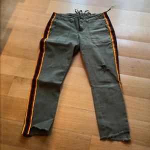 Pam & Gela step fray pant